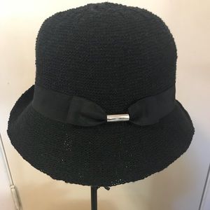 Black fedora style hat